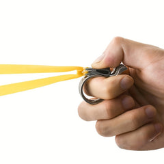 Metal Slingshot Bowfishing Releaser Quick Launch Fishing Ring