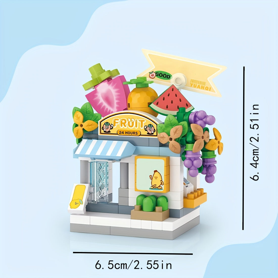 Street Shop Small Shop Building Block Micro Particle Bag