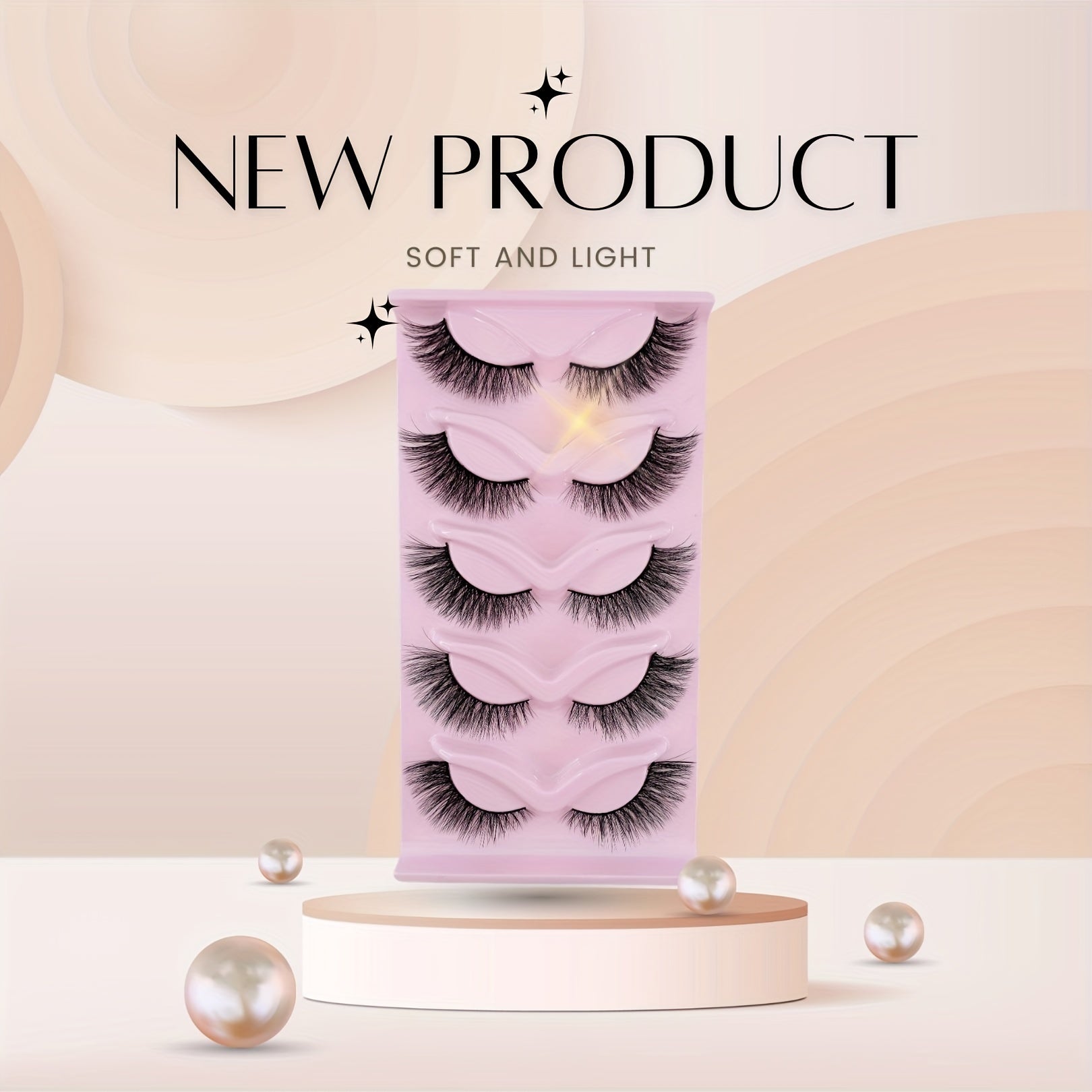 Long Fluffy Thick Cat Eye Lashes for Volume and Lengthening