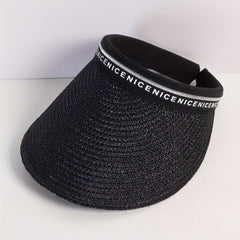 Solid Casual Visor Hat UV Protection Sun Hat