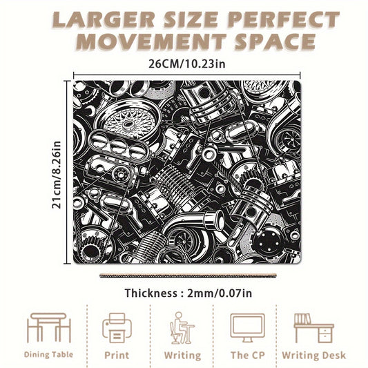 Automobile Car Parts Non Slip Rubber Mouse Pad 30x70cm