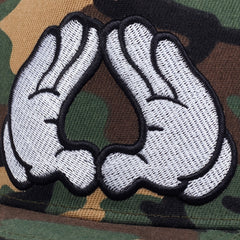 Two Palm Embroidered Camo Hip Hop Hat