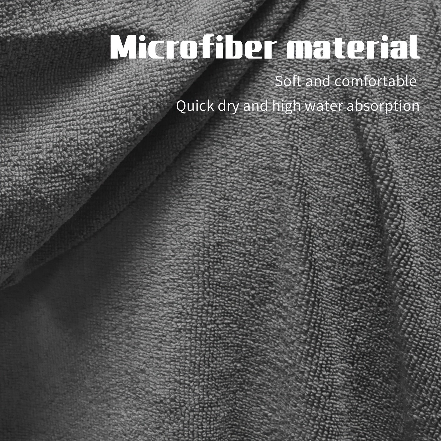 Mutao Hooded Towel Surf Poncho Changing Robe Quick Dry Microfiber Towel