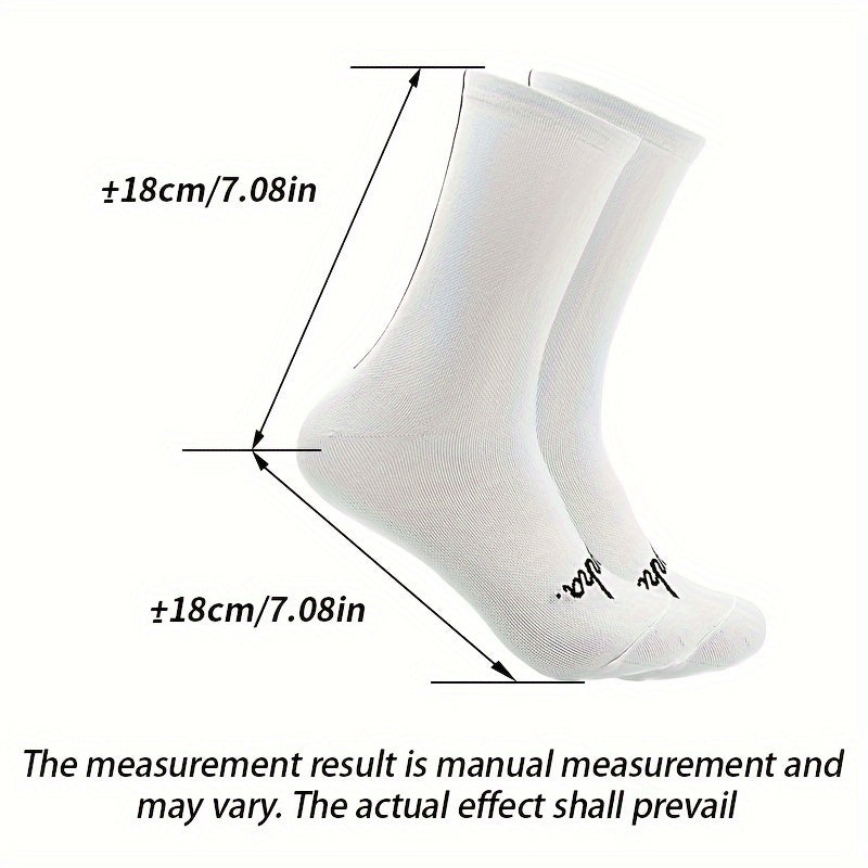Breathable Comfortable Mid Calf Socks for Cycling Running