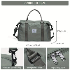 Portable Travel Bag Large Capacity Storage Lightweight Foldable Luggage