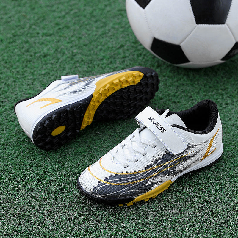 NeBoys Soccer Shoes TF Cleats Lightweight Athletic Football Shoes