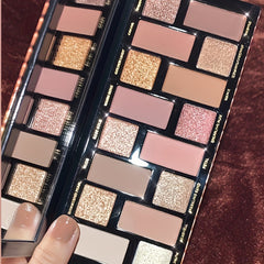 16-Color Beginner Eyeshadow Palette Pearly Matte Finish