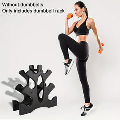 3 Tier Dumbbell Rack for Home & Gym Holds up to 88 KG Without Dumbbells