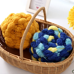 Soft Thick POM POM Ball Yarn for Crochet Knitting Blanket Mat