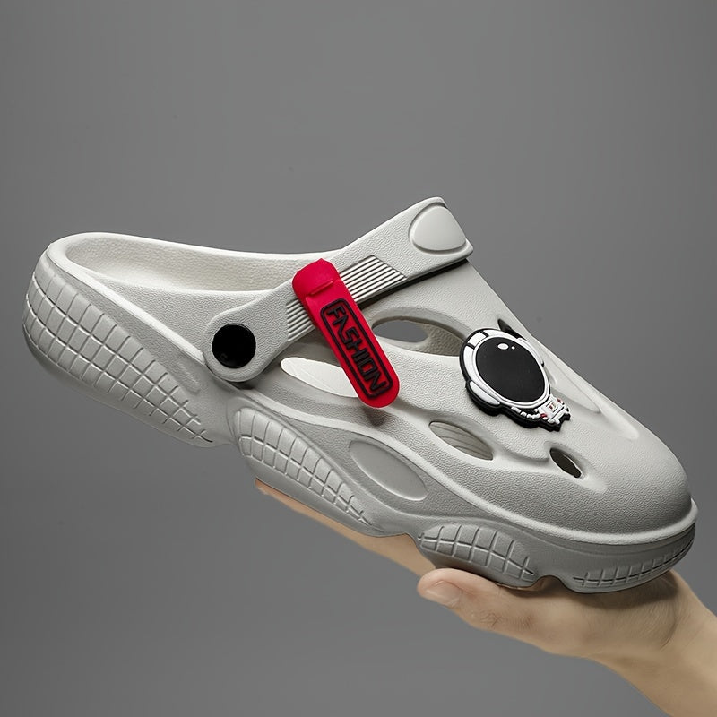Astronaut Charm Unisex Clogs - Non Slip Casual Slides