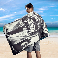 Turbo Microfiber Beach Towel Quick Drying Sand Proof Swim Towel