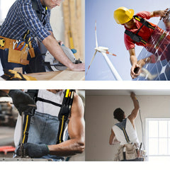 Tool Belt Suspenders with Large Phone Holder & Pencil Holder
