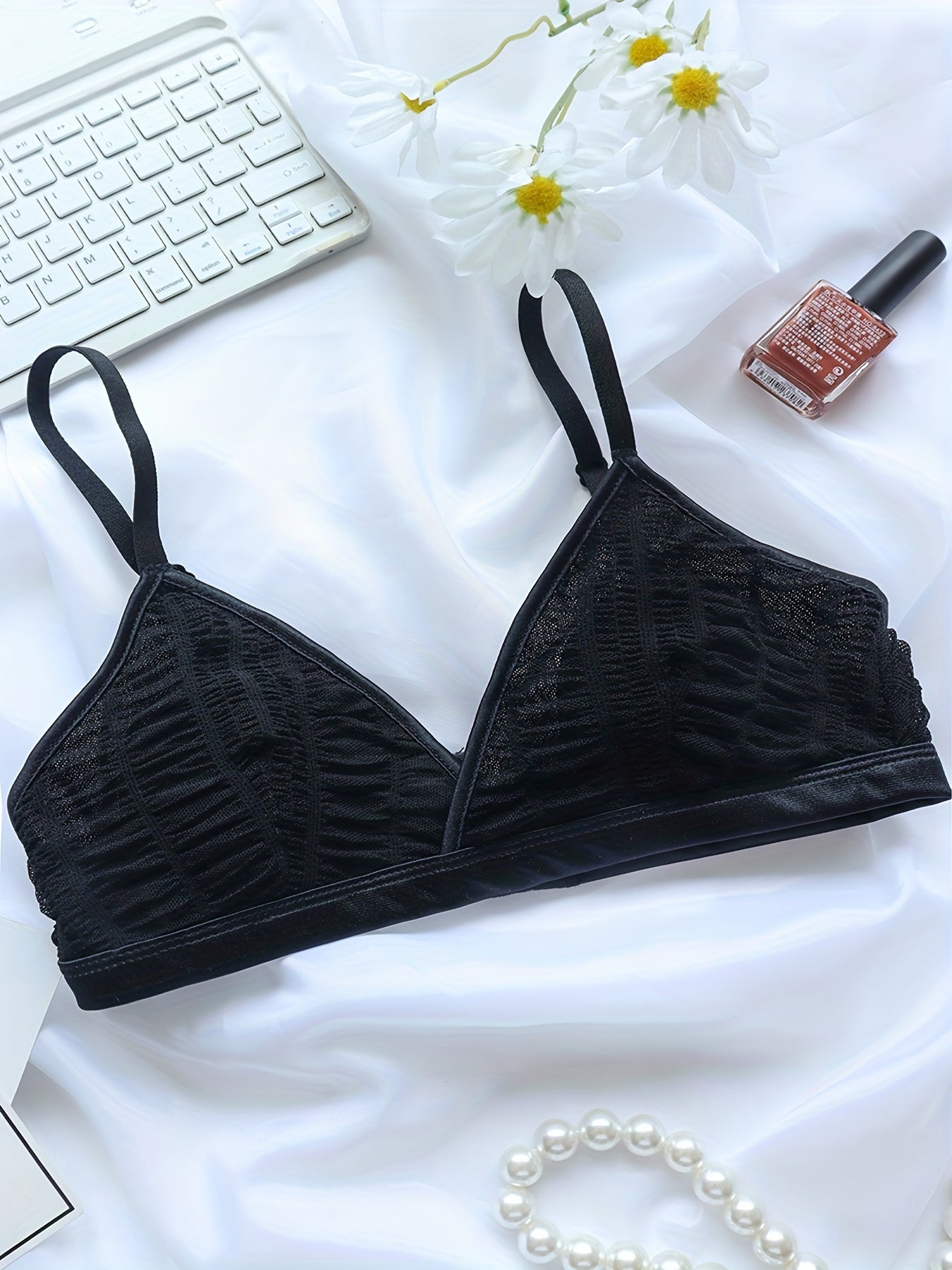 Lace Wireless Bra Comfy & Breathable Women's Lingerie