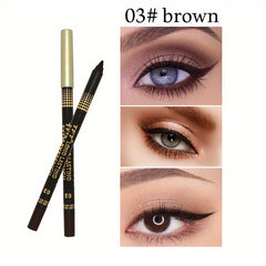 Coffee Eyeliner Pen Waterproof Smudge Proof Long-Lasting