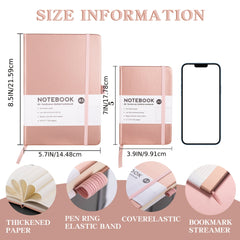 Rose Golden Bandage Notebook Business Notepad Foreign Trade Small Notebook