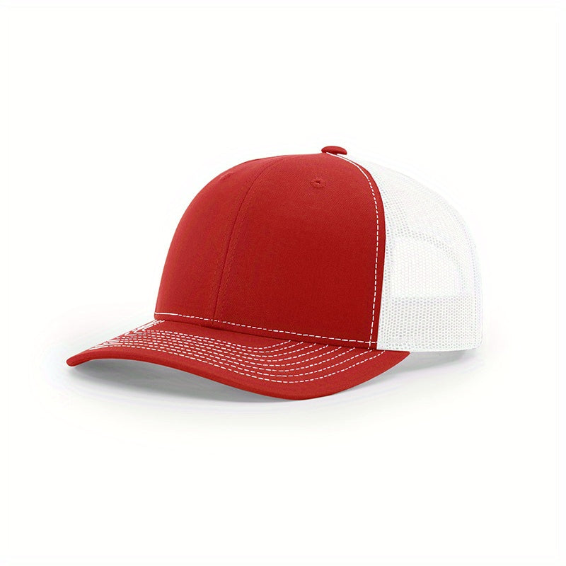 Adjustable Breathable Mesh Truck Cap Baseball Cap for Men Women