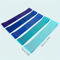 5pcs Yoga Elastic Resistance Band Stretch Training Equipment