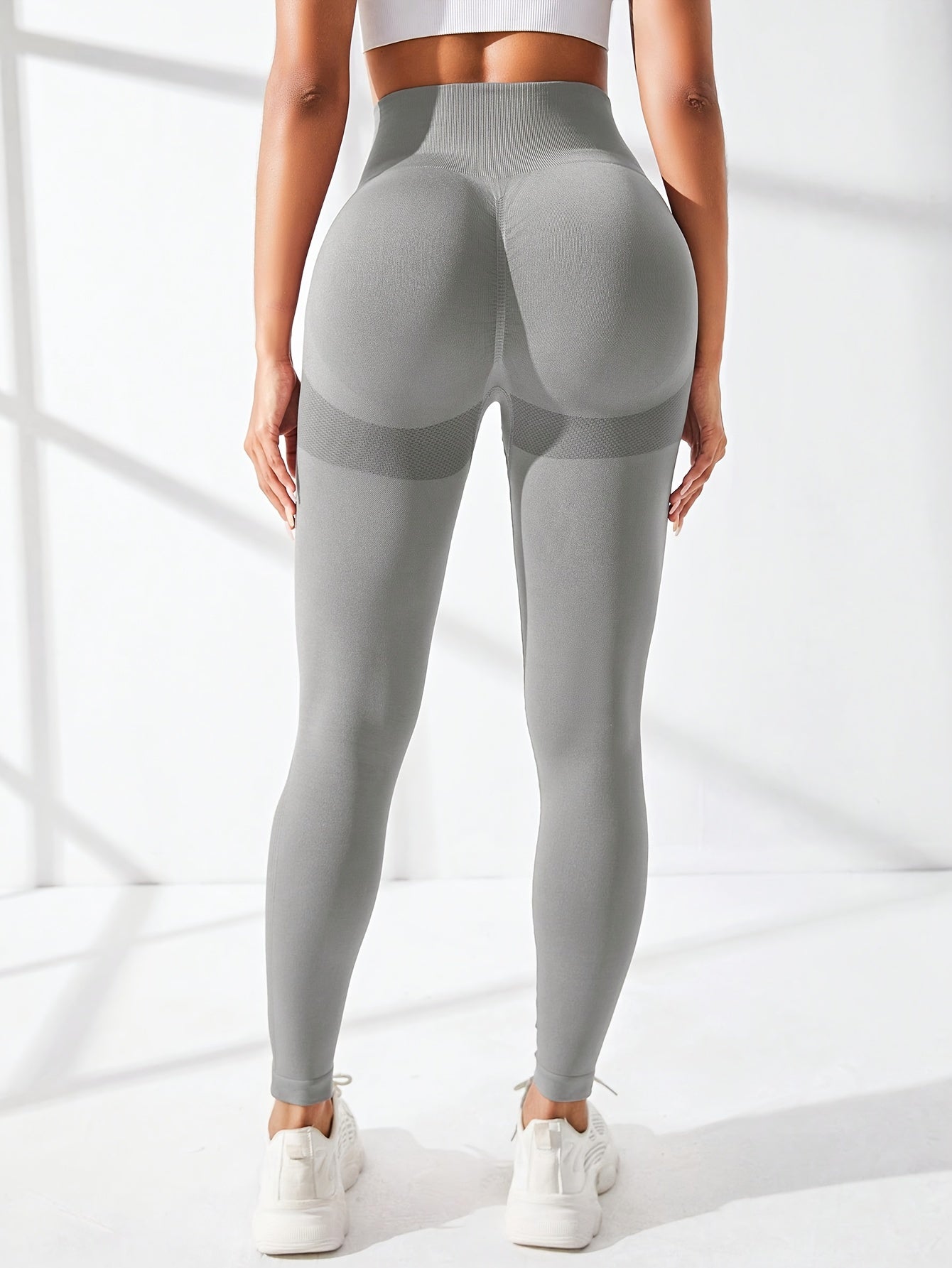 High Waist Tummy Control Sports Leggings for Women Quick Dry Hip Lifting