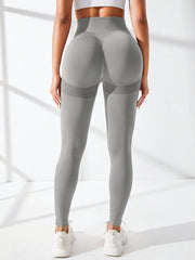 High Waist Tummy Control Sports Leggings for Women Quick Dry Hip Lifting