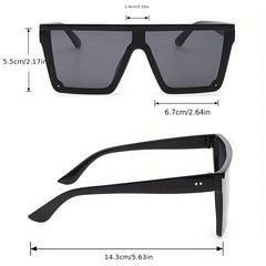 Men's Large Frame One Piece Sunglasses