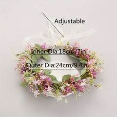 Kids Rose Wreath Hair Accessory for Fairy Girls