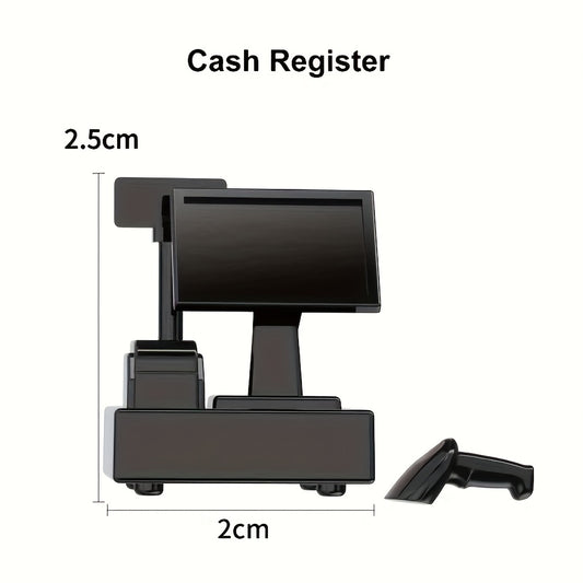 Plastic Cash Register Model for Dollhouse Display