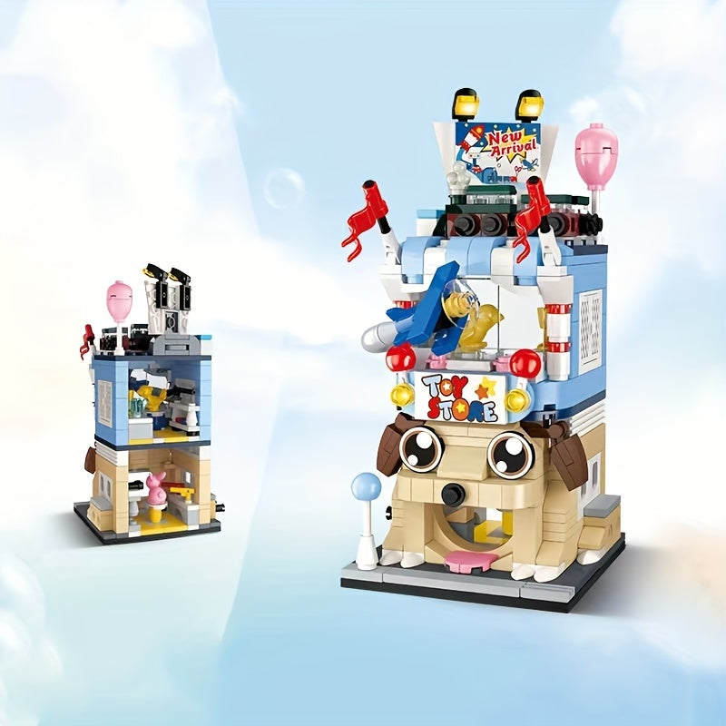City Scene Street View Mini Building Model Creative Ornaments
