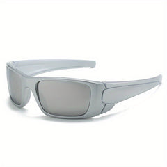 Square Lens Sports Sunglasses Retro Cycling Glasses