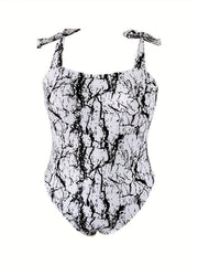 Tie Dye Maxi Dress & Bodysuit Swimsuit Set
