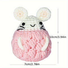 Crochet Doll Pendant DIY Kit with Wool - Creative Doll Ornament Gift Set