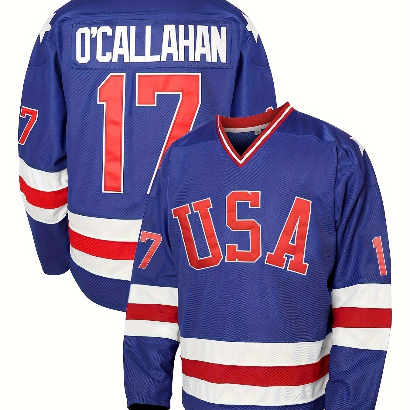 Men's Ice Hockey Jersey Classic Vintage Panel Shirt