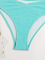 Sexy Bikini Set Women's Plus Halter Neck Bikini Two Piece Set