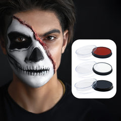 3 Colors Water-based Face & Body Paint Halloween Makeup