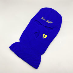 Y2K Gothic Letter Ski Mask Hip Hop Knit Hat