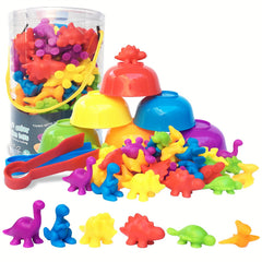 Mypre Dinosaur Counting & Sorting Toy Set for Kids - Fun Learning Activity
