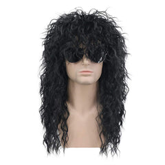 Men's Curly Rock Party Halloween Anime Dress Up Wig