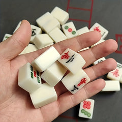 Mini Mahjong Set Travel Board Game Compact Portable Party Family Outdoor