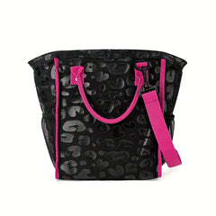 Leopard/Cow Print Insulated Lunch Bag for Office/School Outdoor Picnic