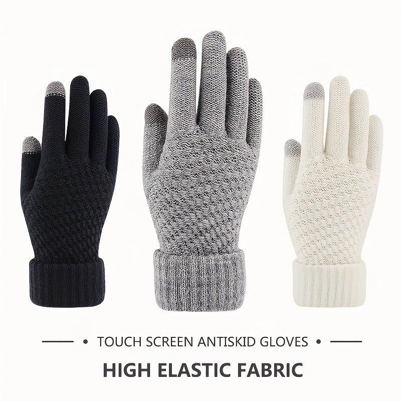 Winter Warm Touchscreen Full Finger Gloves For Outdoor Activities
