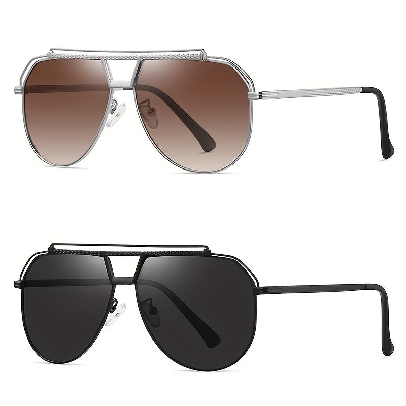 Men's Polarized Metal Sunglasses UV Protection