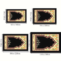 Boho Anti Fatigue Kitchen Rugs Vintage Absorbent Non Slip Rugs