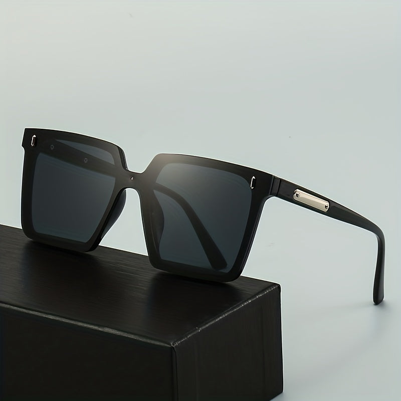 Square Frame UV Protection Sunglasses With Case