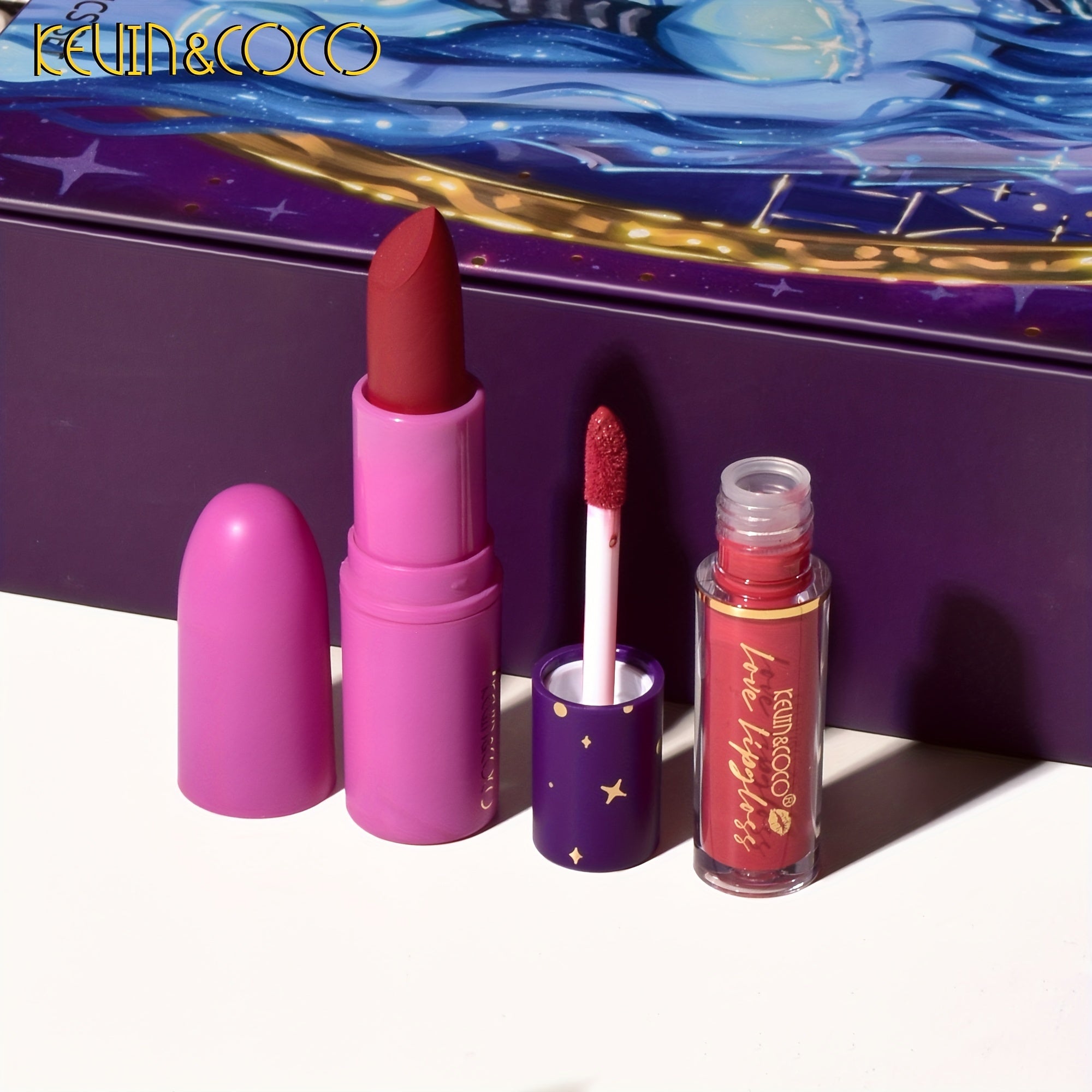 Halloween Eyeshadow & Lipstick Set - Skeleton Moonlight Bride