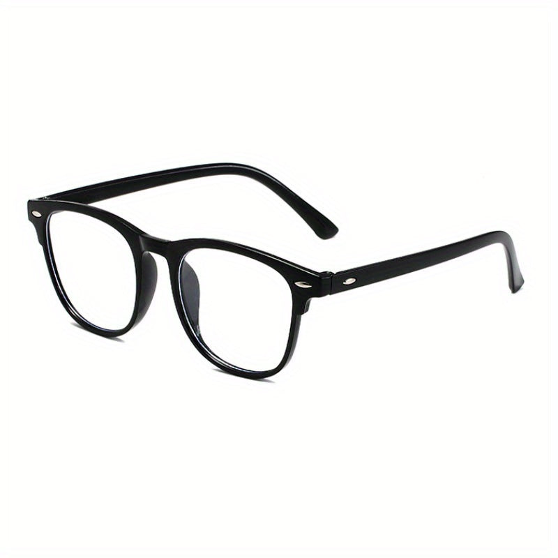 Square Anti Light Glasses For Women Men Students Casual Jelly Frame