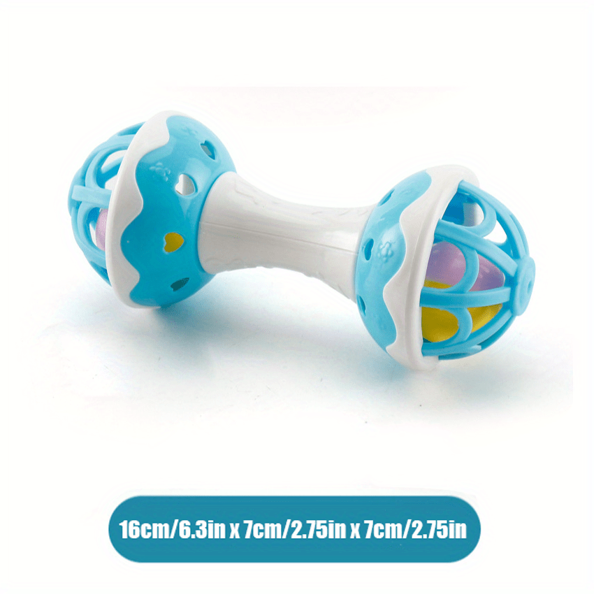 Baby Teether Molar Hand Rattle Soft Glue Hand Grab Ball Set Toys