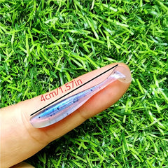 10pcs Soft Bait T Tail Soft Worm Swimbait Dual Bionic Soft Lure