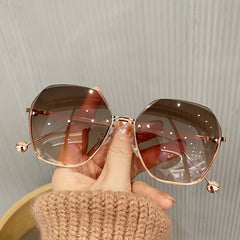 Vintage Oversized Square Sunglasses UV Protection