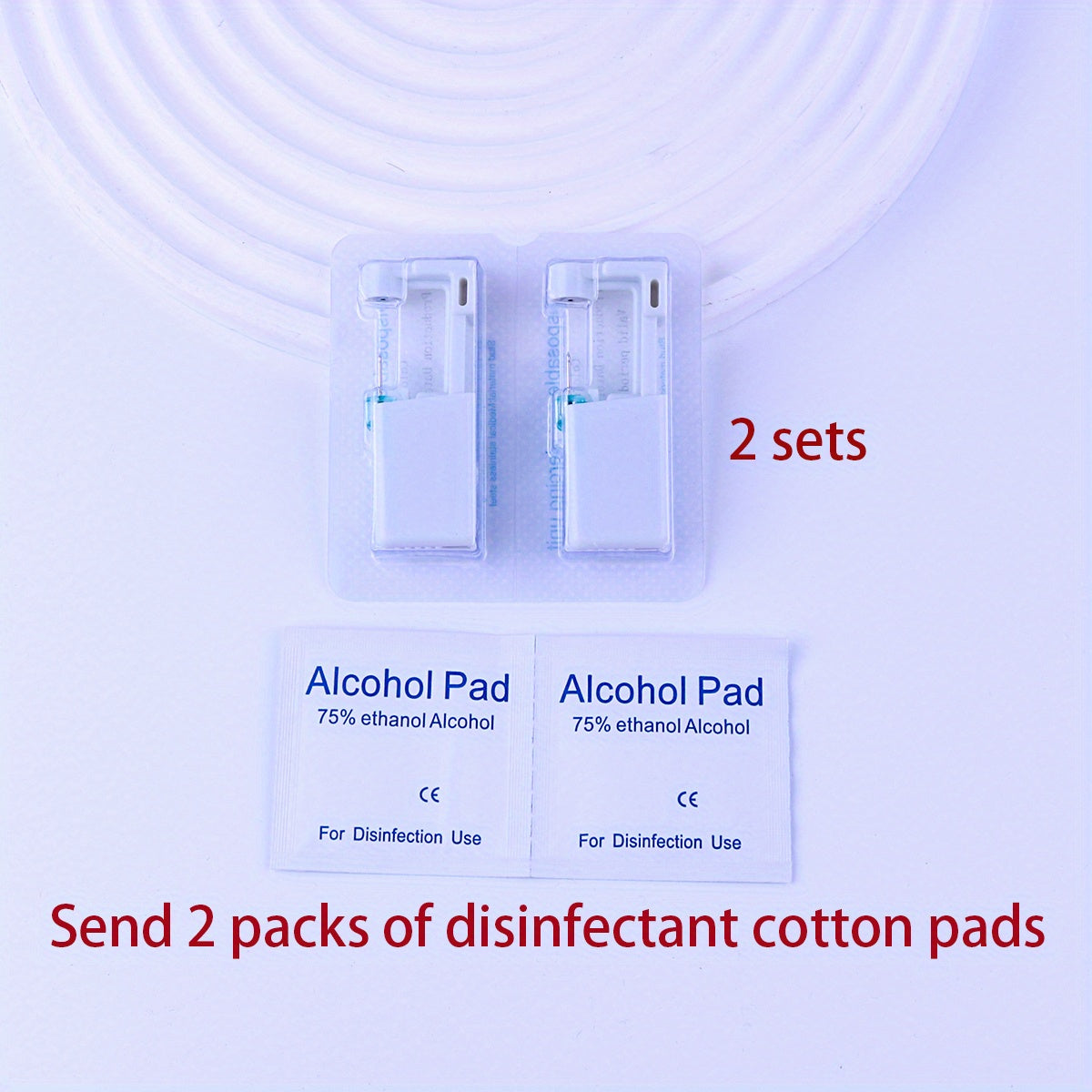 Disposable Ear Piercing Gun Kit Nose Piercing Tools Safety Ear Holes