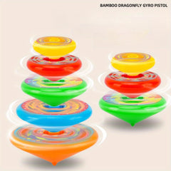 6pcs Five Tops 1 Launcher Kids Toy Various Gameplay Colorful Layer Spin