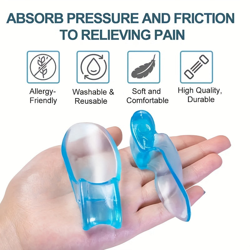Orthotics Silicone Gel Bunion Toe Braces Separator for Night Home Use